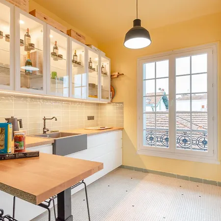 Misva Keyweek Architect-designed Flat In With Garden 公寓 比亚里茨